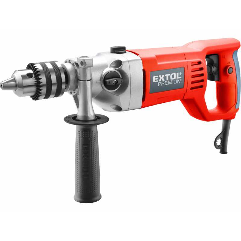 Vrtačka příklepová dvourychlostní, příkon 1050W, EXTOL PREMIUM 8890040