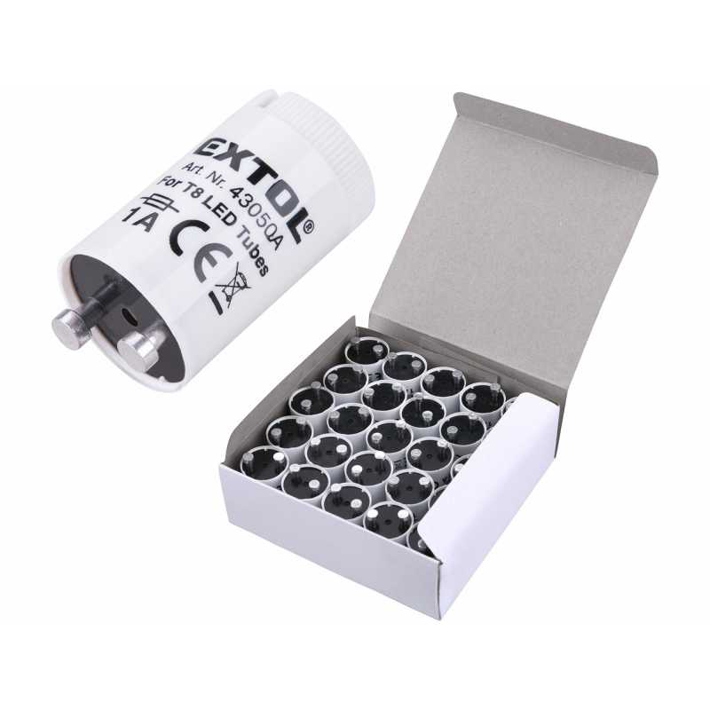 Pojistka pro T8 trubice, 1A, 25ks, EXTOL LIGHT 43050A