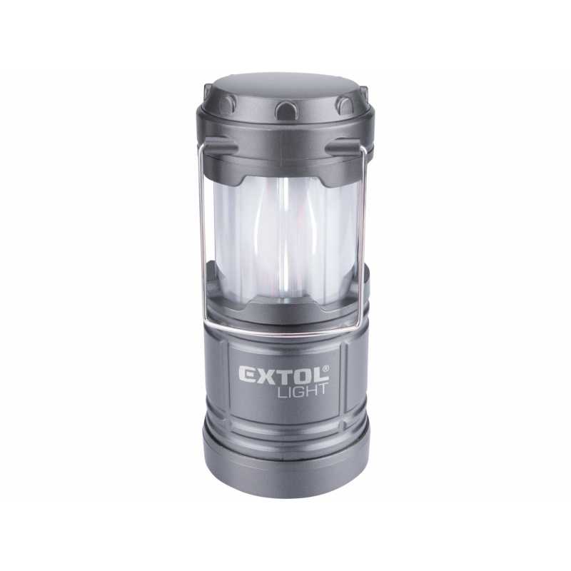 Svítilna kempová, 75lm, efekt "plamen" (25lm), 3x1,5V AA, EXTOL LIGHT 43158