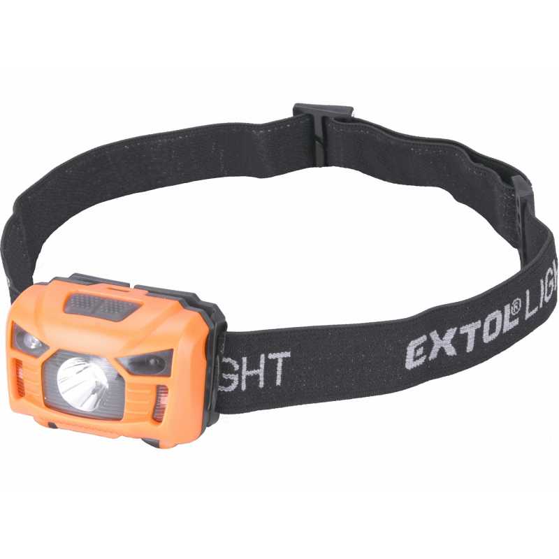 Čelovka akumulátorová 3W LED, 3,7V/1,2Ah, EXTOL LIGHT 43180