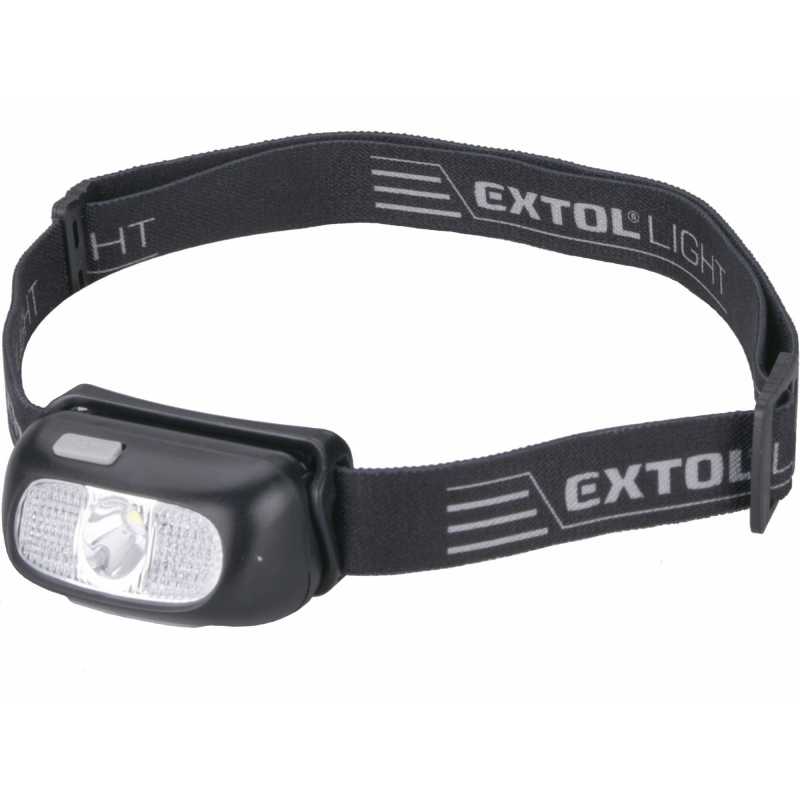 Čelovka akumulátorová 5W CREE LED, 3,7V/1Ah Li-ion, EXTOL LIGHT 43181