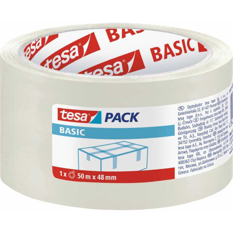 Páska lepiaca 58572, 48mmx50m, nosič PP, transparentná, Tesa 98572