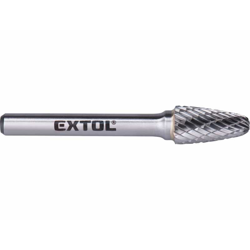 Fréza karbidová konvexní, polokulaté čelo, pr.10mm, EXTOL INDUSTRIAL 8703754
