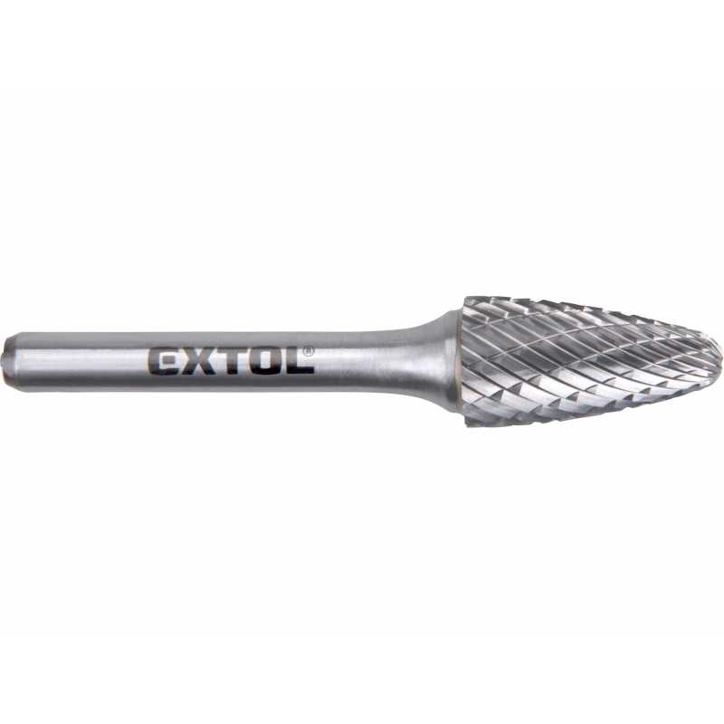 Fréza karbidová konvexní, polokulaté čelo, pr.12mm, EXTOL INDUSTRIAL 8703755