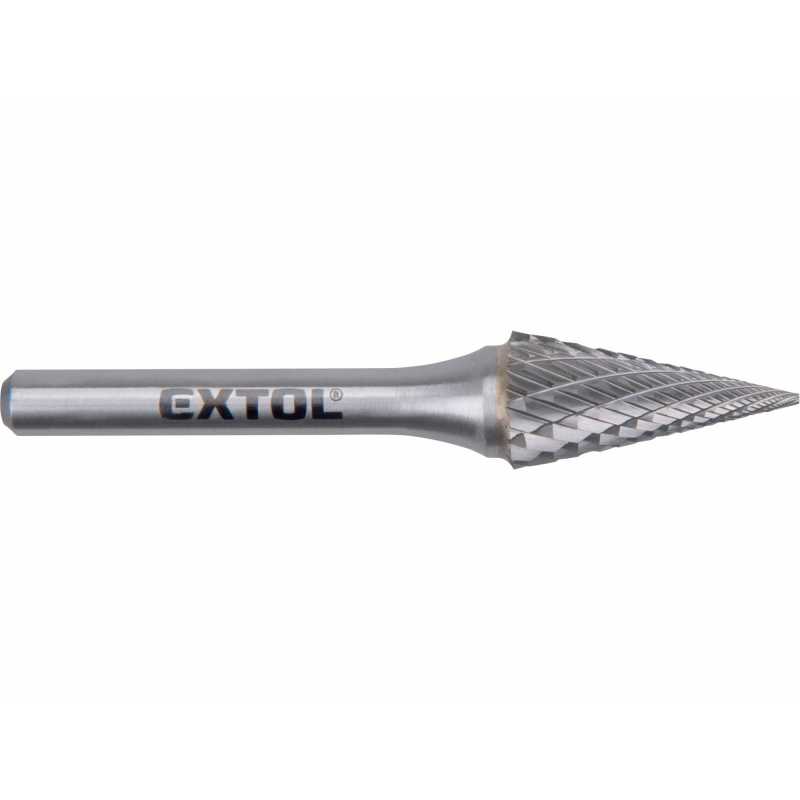 Fréza karbidová kónická špičatá, pr.12mm, EXTOL INDUSTRIAL 8703795