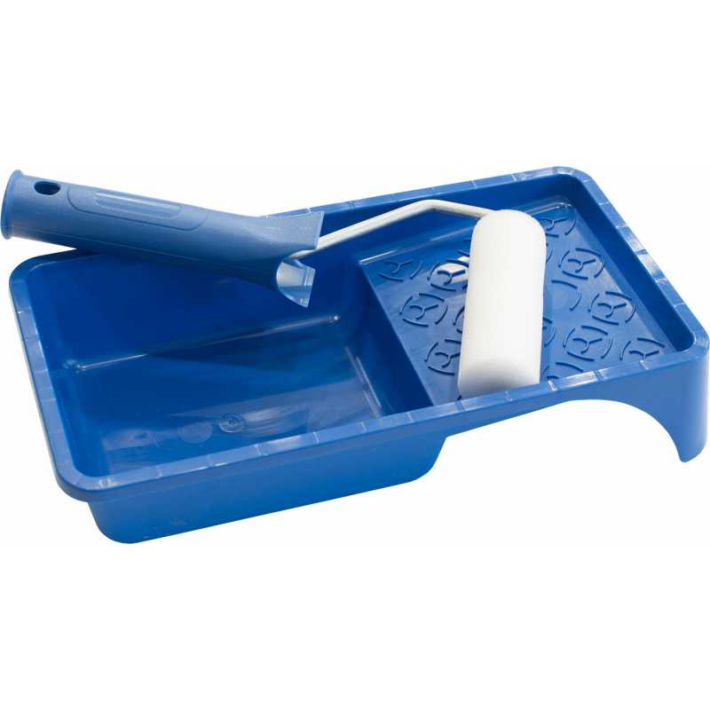 Váleček malířský moltopren s rukojetí a vaničkou, 100mm, 309300