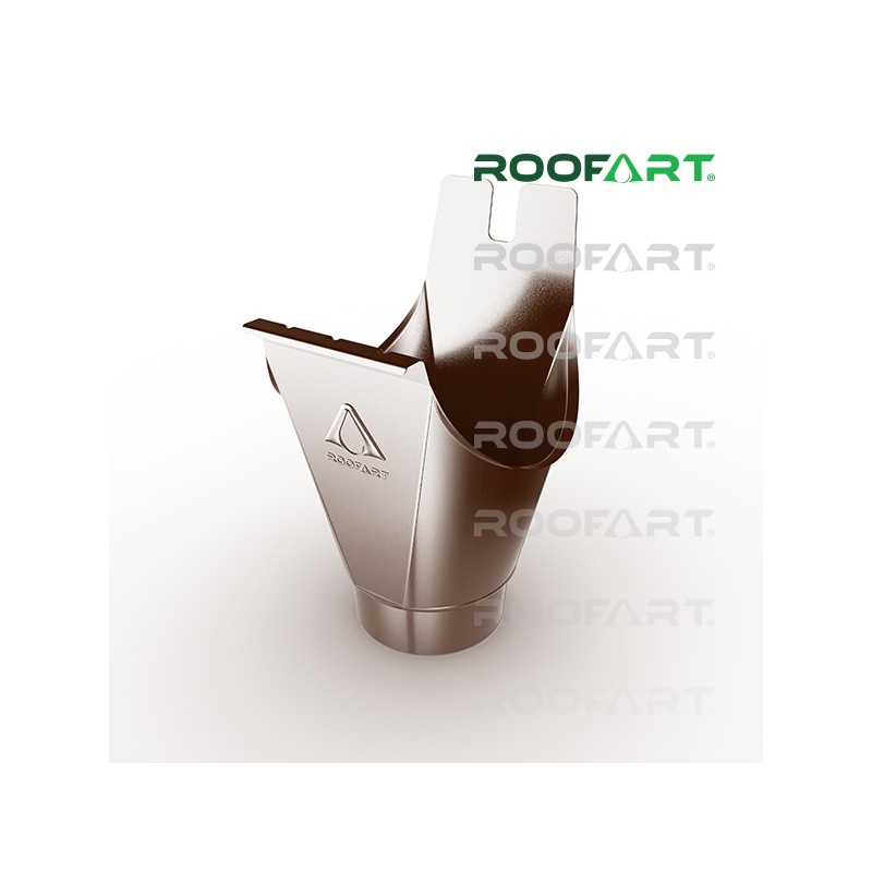 ROOFART kotlík RE 150/100mm - čokoládová (RAL 8017)