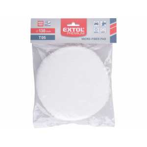 Kotúč leštiaci mikrovlákno, T05, priemer 130mm, EXTOL PREMIUM 8804563
