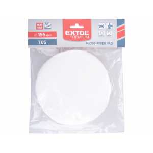 Kotúč leštiaci mikrovlákno, T05, priemer 155mm, EXTOL PREMIUM 8804564
