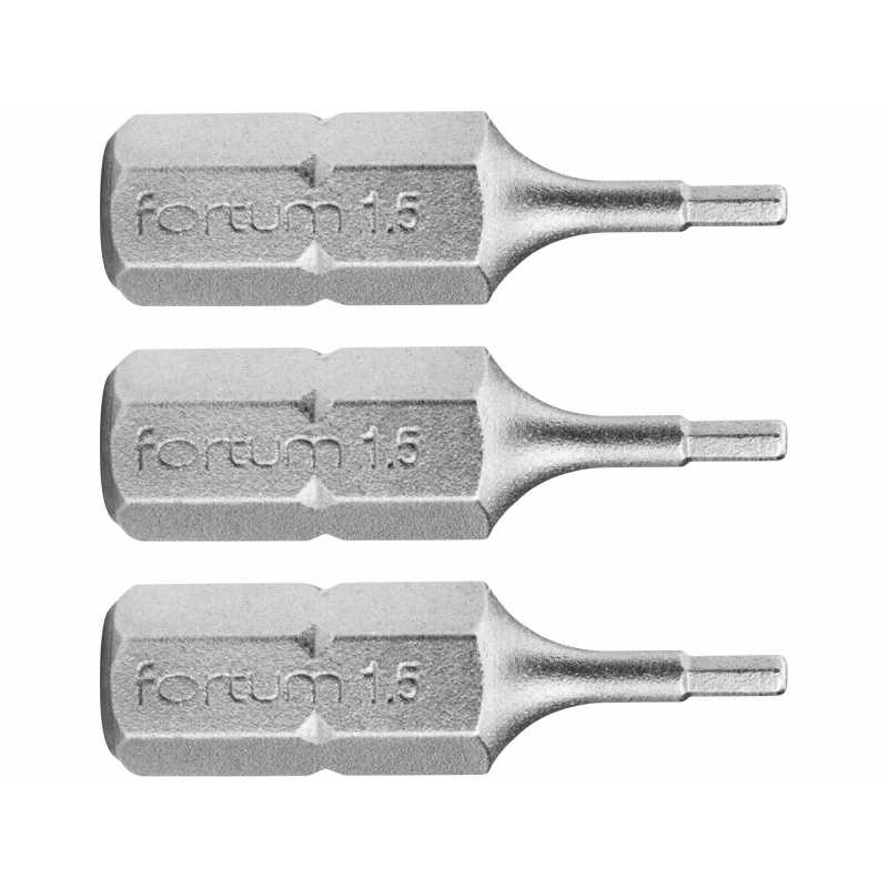 Bit imbus 3ks, H 1,5x25mm, S2, FORTUM 4741501