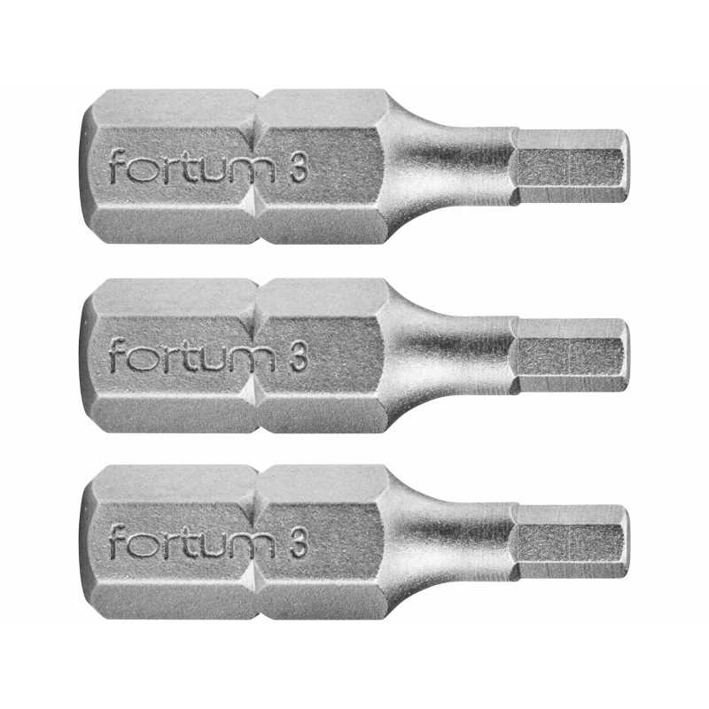 Bit imbus 3ks, H 3x25mm, S2, FORTUM 4741504