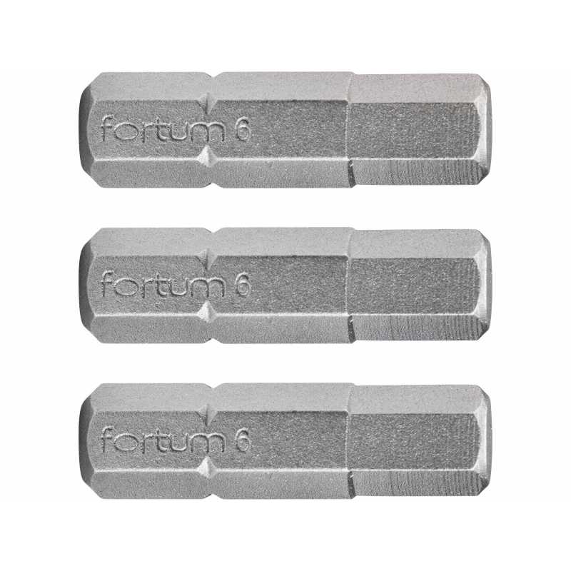 Bit imbus 3ks, H 6x25mm, S2, FORTUM 4741508