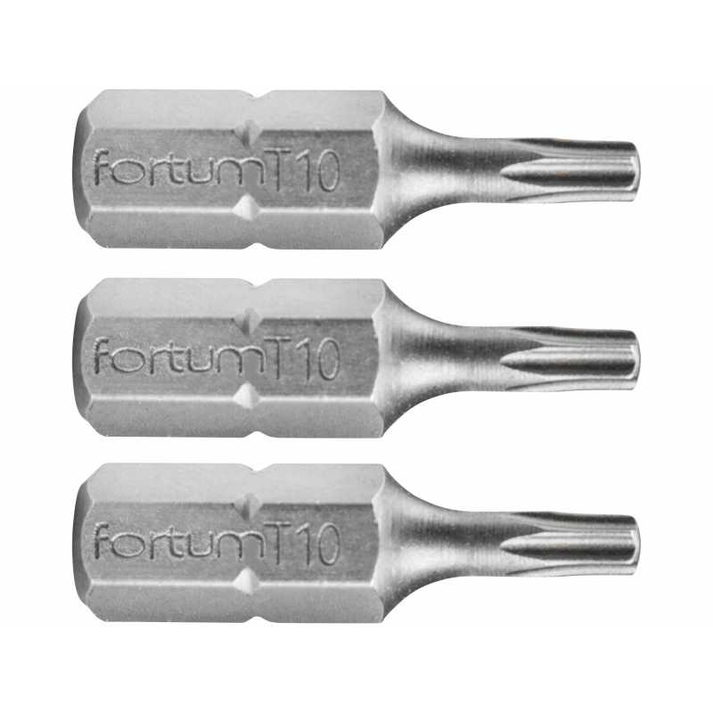 Bit torx 3ks, T 10x25mm, S2, FORTUM 4741410