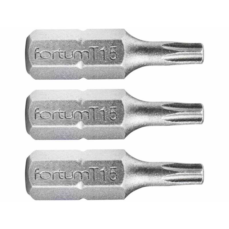 Bit torx 3ks, T 15x25mm, S2, FORTUM 4741415