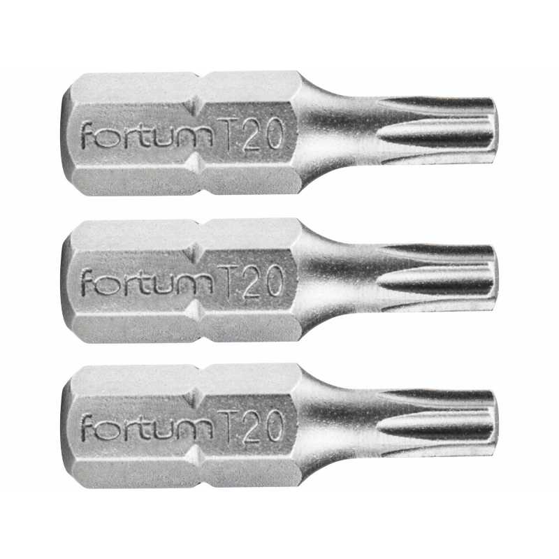 Bit torx 3ks, T 20x25mm, S2, FORTUM 4741420