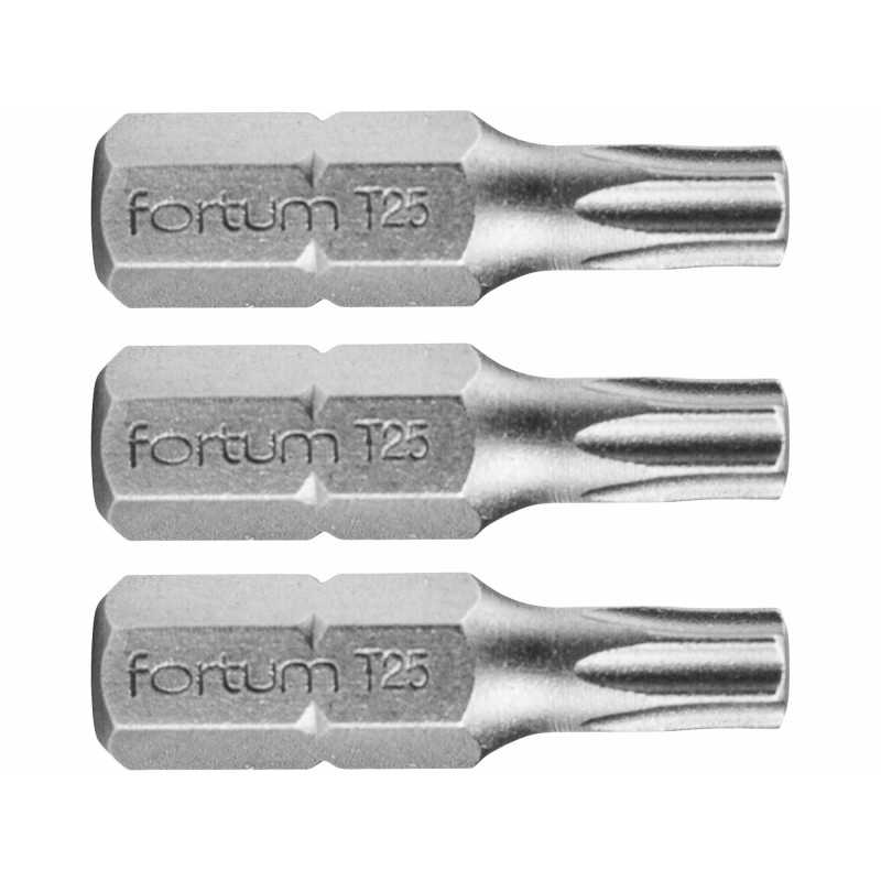 Bit torx 3ks, T 25x25mm, S2, FORTUM 4741425