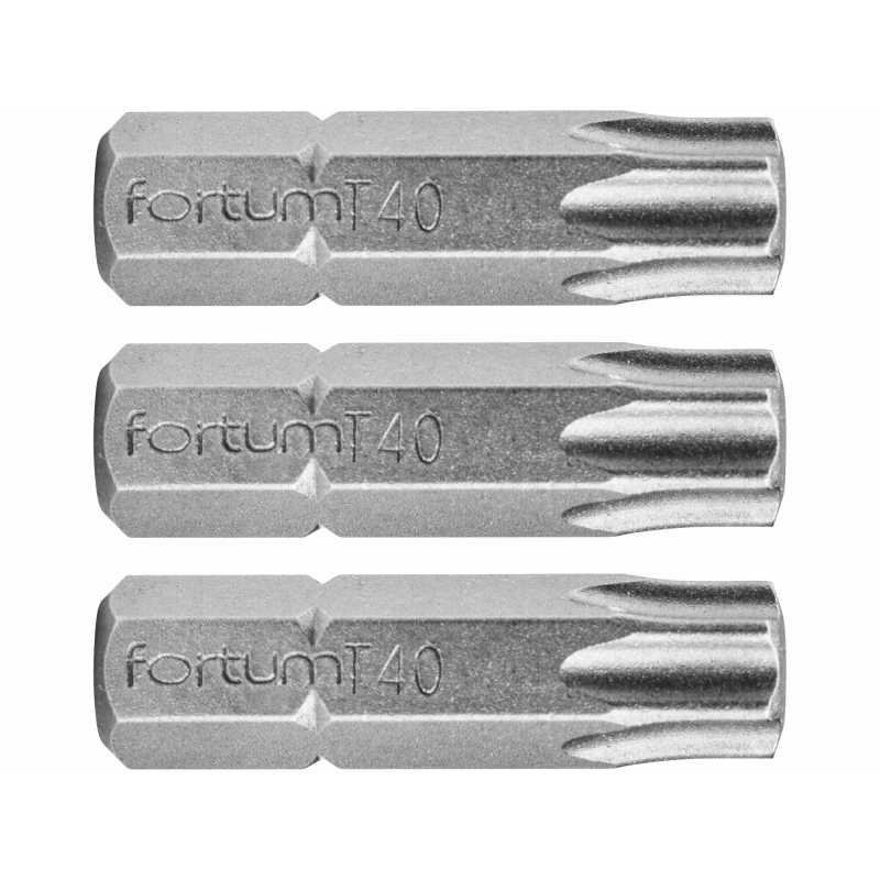 Bit torx 3ks, T 40x25mm, S2, FORTUM 4741440
