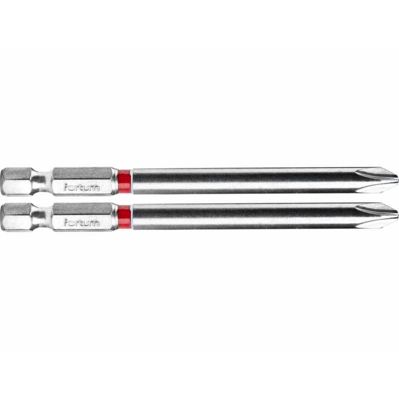 Bit krížový 2ks, PH 2x90mm, S2, FORTUM 4741222