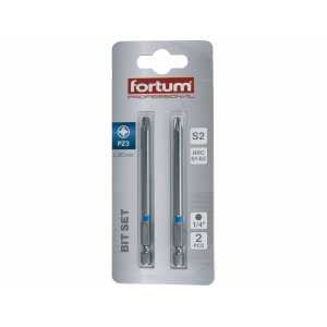 Bit krížový 2ks, PZ 3x90mm, S2, FORTUM 4741323