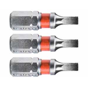 Bit plochý 3ks, 3x25mm, S2,...