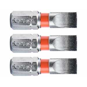Bit plochý 3ks, 6x25mm, S2,...