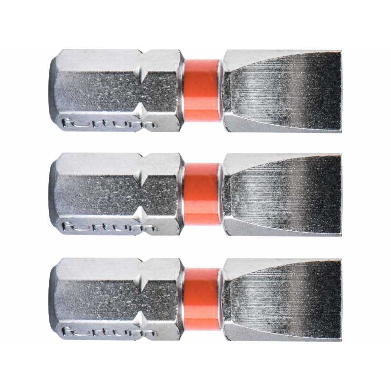 Bit plochý 3ks, 7x25mm, S2, FORTUM 4741107
