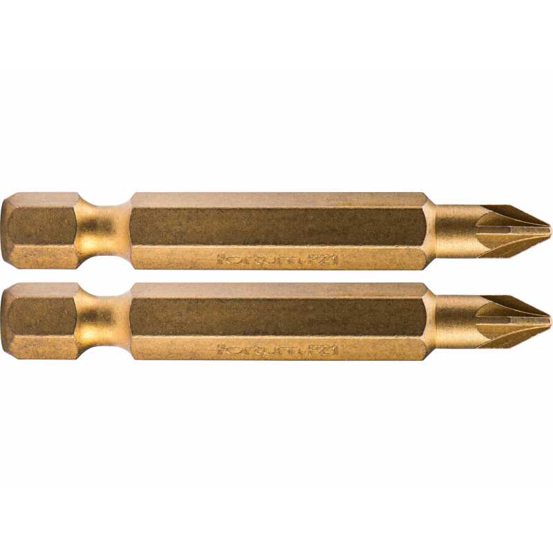 Bit krížový 2ks, PZ 1x50mm, S2, FORTUM 4741381