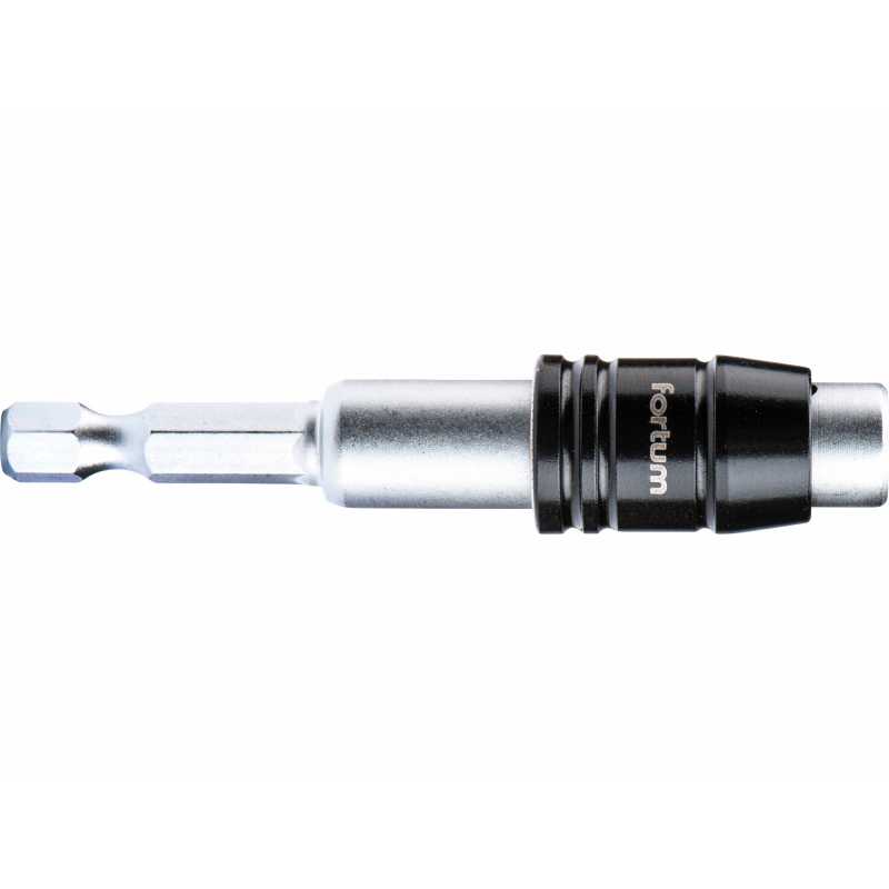 Nadstavec na bity magnetický, 1/4"x60mm, Quick-Lock, CrV, FORTUM 4743202