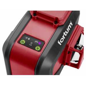 Vodováha laserová krížová samonivelačná 3D (3x360°), Fortum 4780216