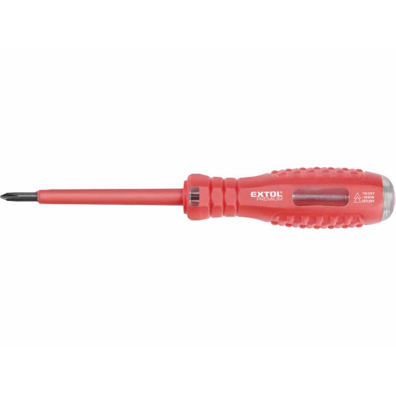 Skúšačka napätia, (+) skrutkovač, 110-250V, Extol Premium 8831204
