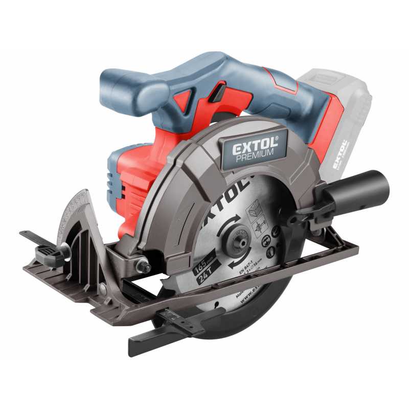 Pila kotoučová aku 20V, bez aku a nabíječky, 165mm, EXTOL PREMIUM 8891823