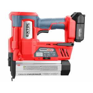Hřebíkovačka / sponkovačka aku 20V, 1x akumulátor 2Ah, EXTOL PREMIUM 8891860