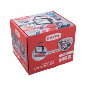 Svetlo pracovné aku 20V, bez aku a nabíjačky, LED 30W, EXTOL PREMIUM 8891871