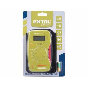 Multimeter digitálny, max. 300V AC/DC, Extol Craft 417400