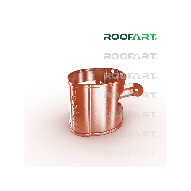 ROOFART Objímka svodové trubky široká BB 100mm - cihlová (RAL 8004)