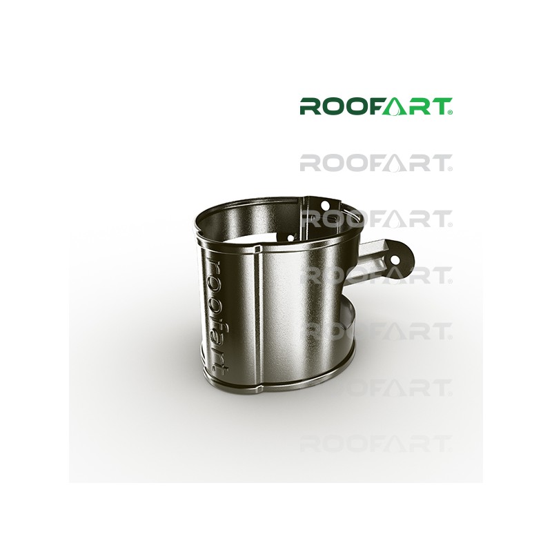 ROOFART Objímka zvodovej rúry široká BB 100mm - hnedá (RAL 8019)