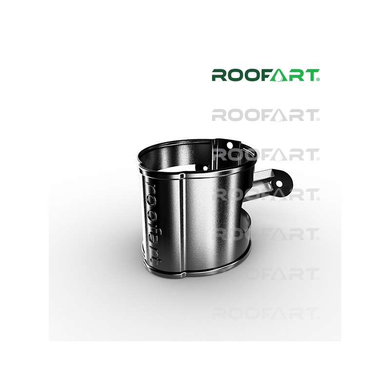 ROOFART Objímka zvodovej rúry široká BB 100mm - čierna (RAL 9005)