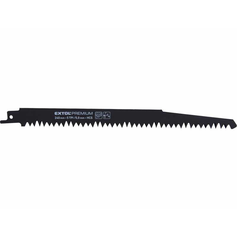List pilový do ocasní pily 3ks, 240mm, HCS, EXTOL PREMIUM 8806102