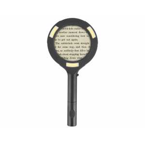 Lupa se světlem, 3x0,5W COB, 80 Lm, EXTOL LIGHT 43159