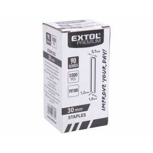 Klince do klincovačky, 1,2x1,0mm, dl 30mm, 3000ks, EXTOL PREMIUM 8862624