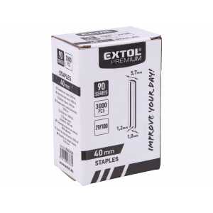 Klince do klincovačky, 1,2x1,0mm, dl 40mm, 3000ks, EXTOL PREMIUM 8862628