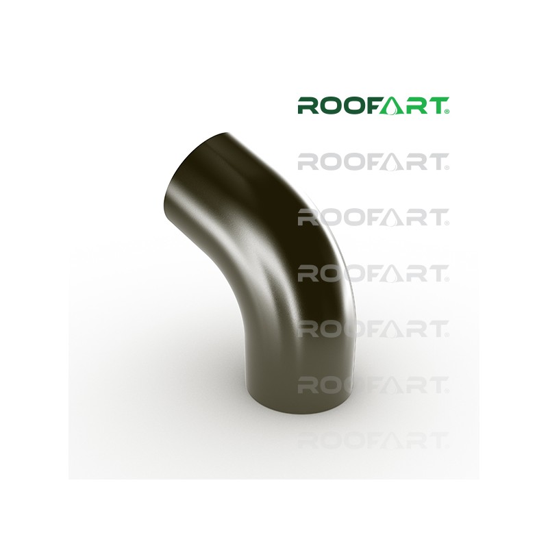 ROOFART Koleno 60° CB 100mm - hnedá (RAL 8019)