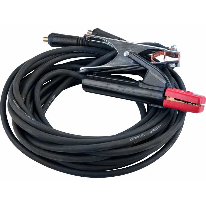 Káble zváracie s rýchlokonektorom 10-25, 5m/16mm², max. 160A, EXTOL PREMIUM 8898221