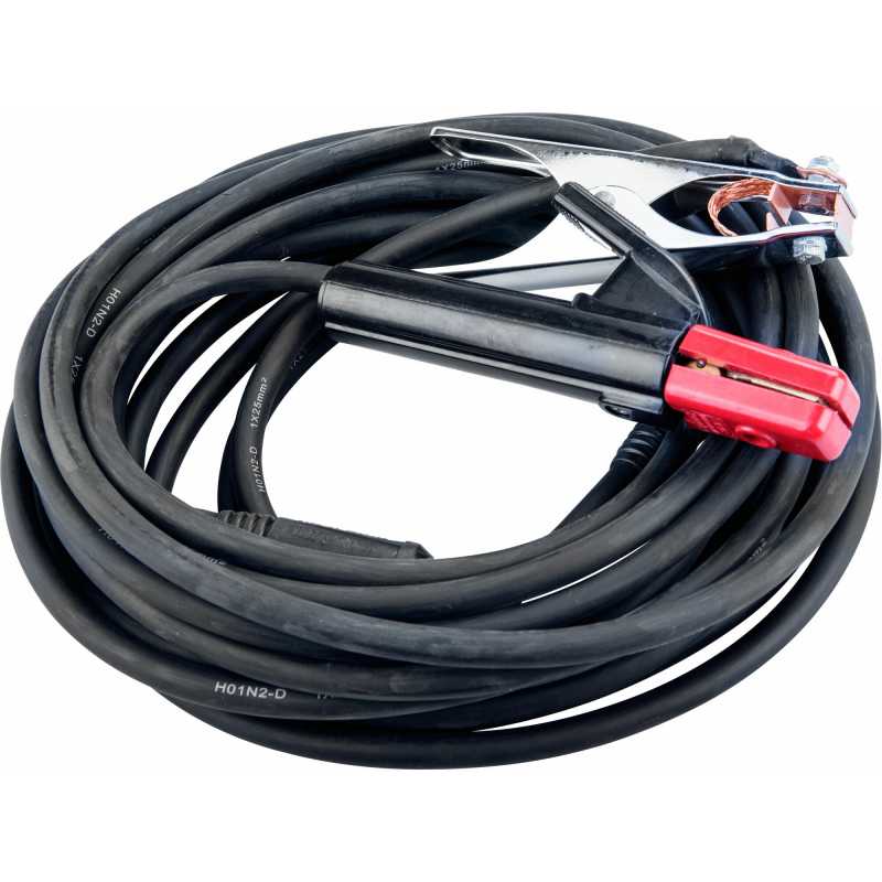 Káble zváracie s rýchlokonektorom 10-25, 5m/25mm², max. 200A, EXTOL PREMIUM 8898226