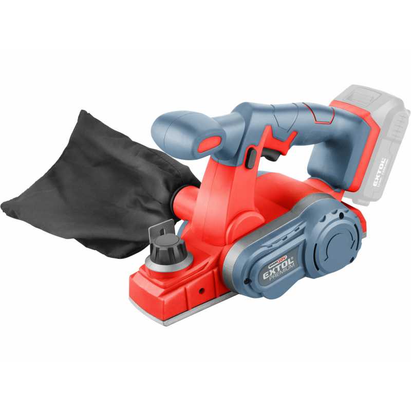Hoblík falcovací aku 20V, hoblovací šířka 60mm, EXTOL PREMIUM 8891831