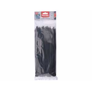 Pásky sťahovacie čierne,  4,6x280mm, 100ks,  EXTOL PREMIUM, 8856234