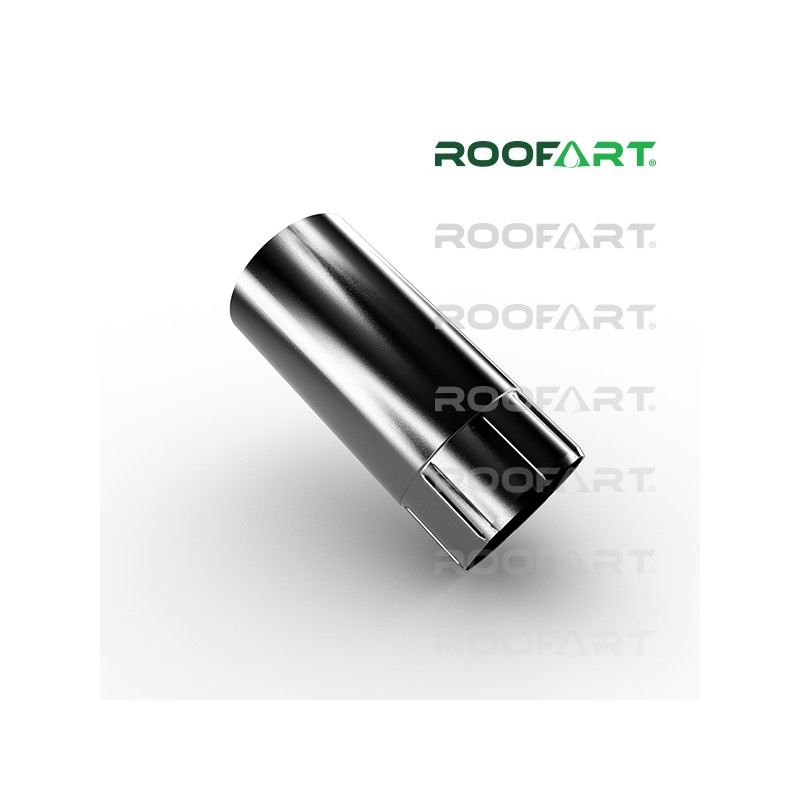 ROOFART Zvod PB pr.100mm dĺžka 1m - čierna (RAL 9005)