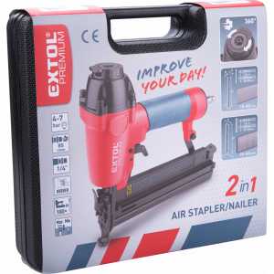 Sponkovačka a klincovačka pneumatická 2v1, EXTOL PREMIUM 8865040