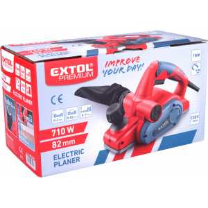 Hoblík falcovací, 710W, nůž 82x3mm, 17000 ot/min, Extol Premium 8893404