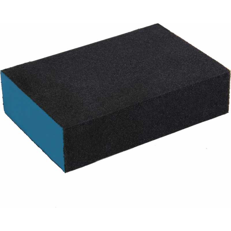 Špongia brúsna 4-stranná, 100x70x25mm, P220, EVA,  abrazivo-korund, EXTOL PREMIUM
